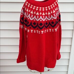 J.Crew Merino Wool Patterned Women's Sweater size medium